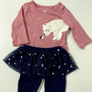 CARTER'S baby girl set with tutu